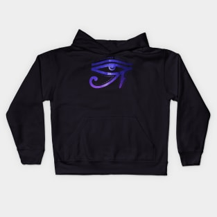 Cosmic Eye Of RA Egyptian Hieroglyph Kids Hoodie